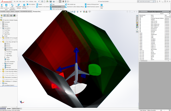 validate FAA requirements in solidworks