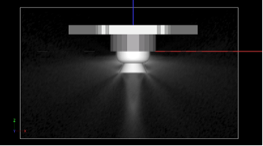 Complex LED Lens showing refraction