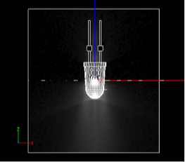 5MM LED Complete Image of a Optical Source Model