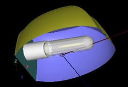 roadway reflector CAD model