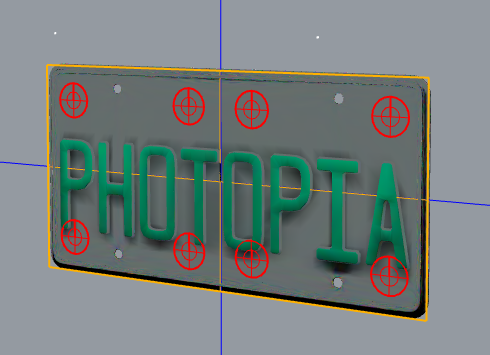 license plate lighting in Rhino