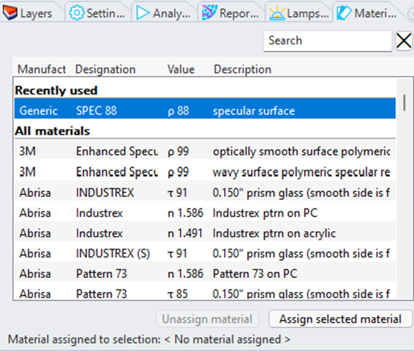 Recorder Display Settings in Solidworks