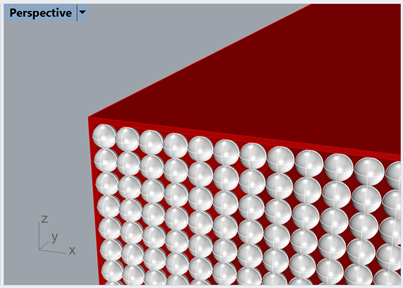 Rhino Air Duct Fluence Tutorial - Fluence Spheres