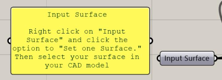 Rhino Light Guide Tutorial - Specify Input Surface