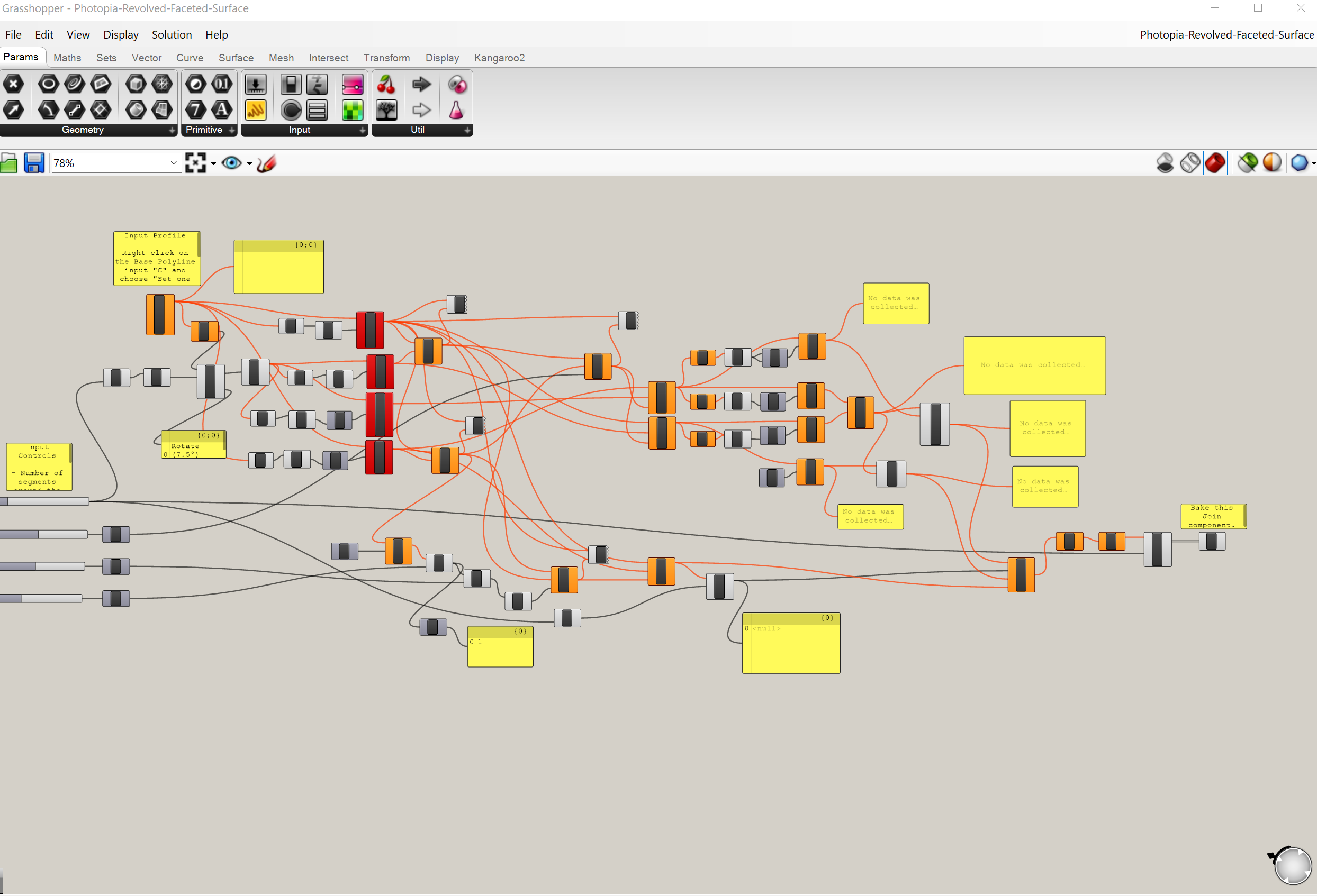 Revolved Reflector Grasshopper Overview