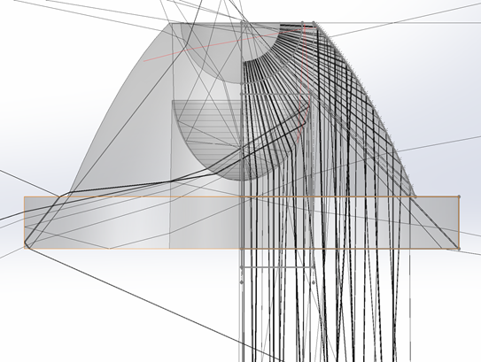 Solidworks Aiming Line Tutorial - TIR Lens with Aiming Lines