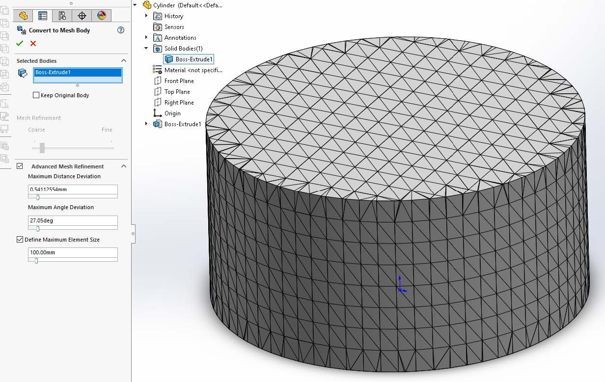 Solidworks Smooth Lens Tutorial - Overview Image
