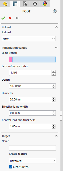 Photopia Parametric Optical Design Tools -