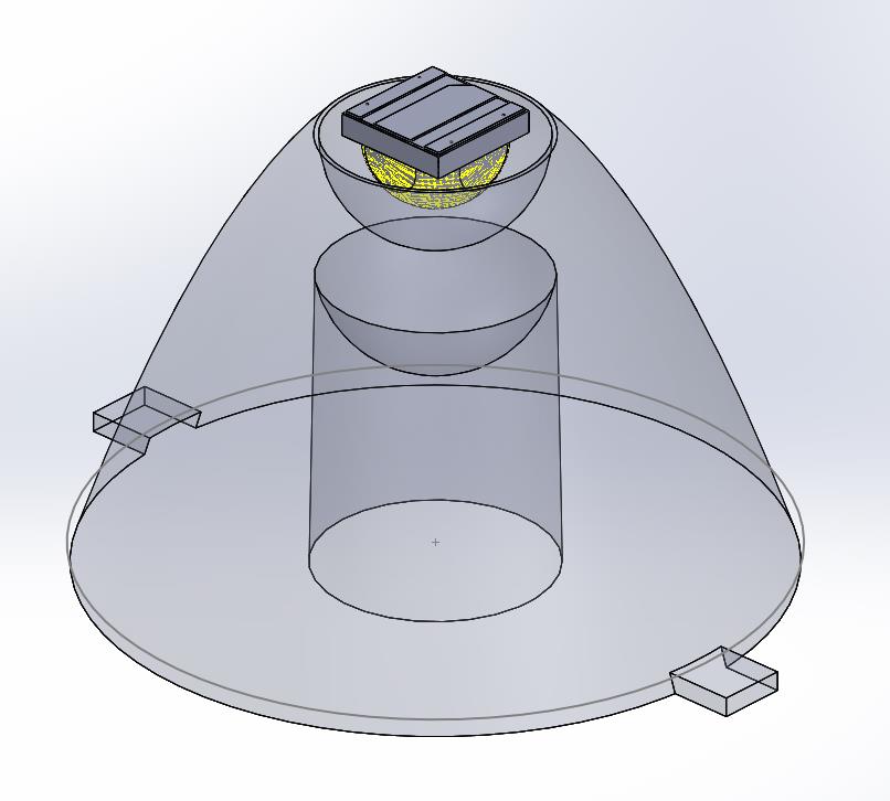 Solidworks Setup Tutorial - Lamp After Mating