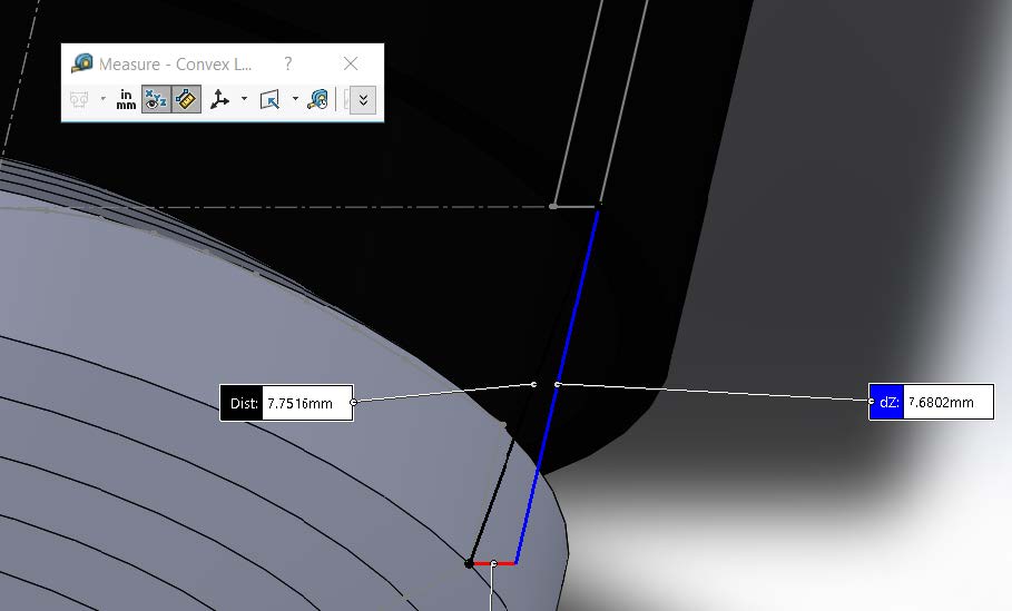Solidworks PODT Convex Lens Tutorial - Lens With LED Space